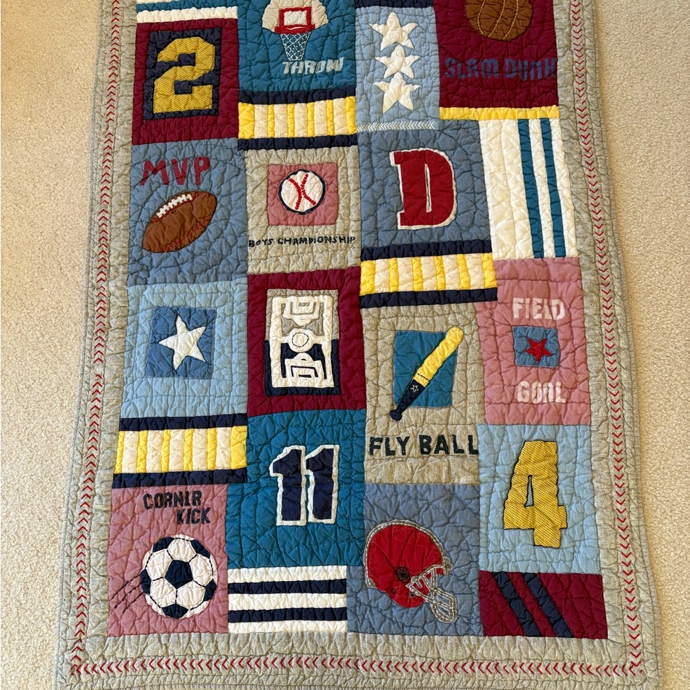 Pottery Barn Kids - All Star Sports Quilt